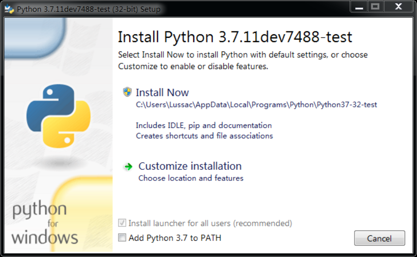 python-installer-msi